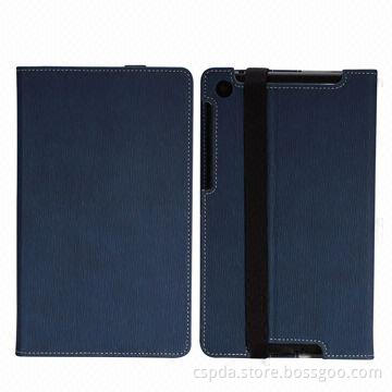 Hot selling stand leather case cover for new Google Nexus 7 2 with pen slot